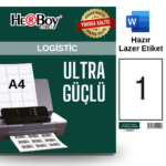 HerBoy HB-1000 210 x 297 mm A4 Laser Etiket