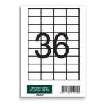 Özelleştirilebilir HB-1035 52.5 x 33 mm A4 Baskılı Laser Etiket - Görsel 2