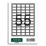 Özelleştirilebilir HB-1055 37 x 24 mm A4 Baskılı Laser Etiket - Görsel 2