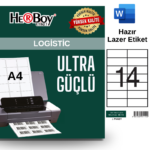 HerBoy HB-1114 105 x 41 mm A4 Laser Etiket