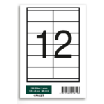 Özelleştirilebilir HB-1612 105 x 48 mm A4 Baskılı Laser Etiket - Görsel 2