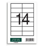 Özelleştirilebilir HB-1614 105 x 40 mm A4 Baskılı Laser Etiket - Görsel 2
