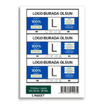 Özelleştirilebilir HB-1003 210 x 99 mm A4 Baskılı Laser Etiket - Görsel 2