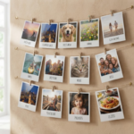 Kişiye Özel 10 Adet Parlak Pola Fotoğraf Baskısı 9x11 cm | Retro Polaroid Fotoğraf Kartı - Görsel 3