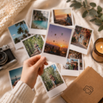 Kişiye Özel 35 Adet Pola Kart Fotoğraf Baskısı 9x11 cm | Retro Polaroid Anı Kartı - Görsel 2