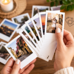 Kişiye Özel 72 Adet Mini Pola Kart Fotoğraf Baskısı 6x9 cm | Retro Mini Polaroid Anı Kartı - Görsel 2